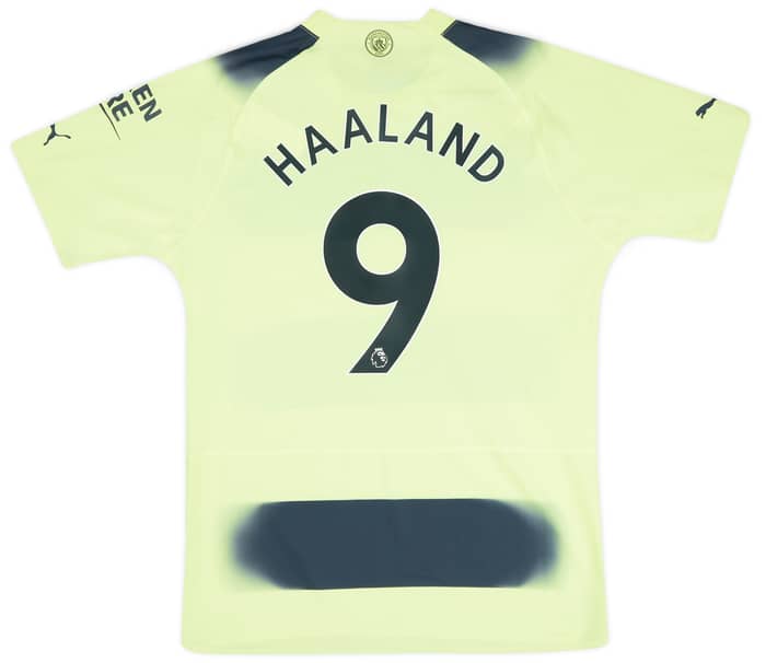 2022-23 Manchester City Player Issue Third Shirt Haaland #9
