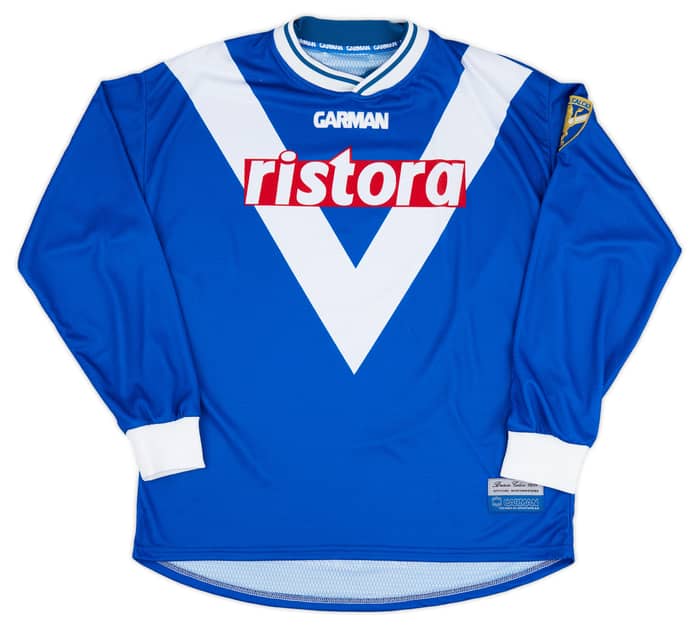 2000-01 Brescia Garman Reissue Home L/S Shirt Pirlo #5