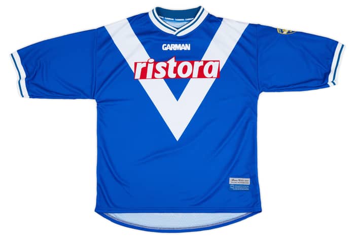 2000-01 Brescia Garman Reissue Home Shirt Baggio #10