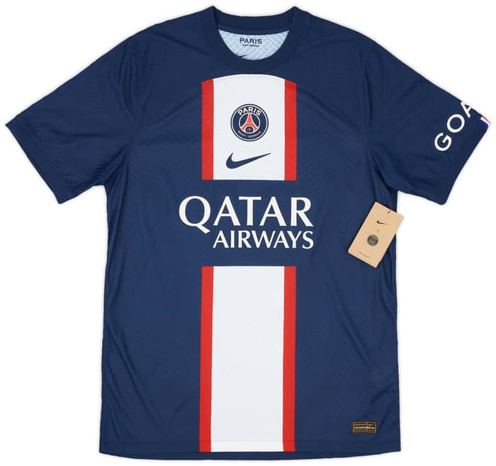 2022-23 Paris Saint-Germain Authentic Home Shirt Mbappe #7