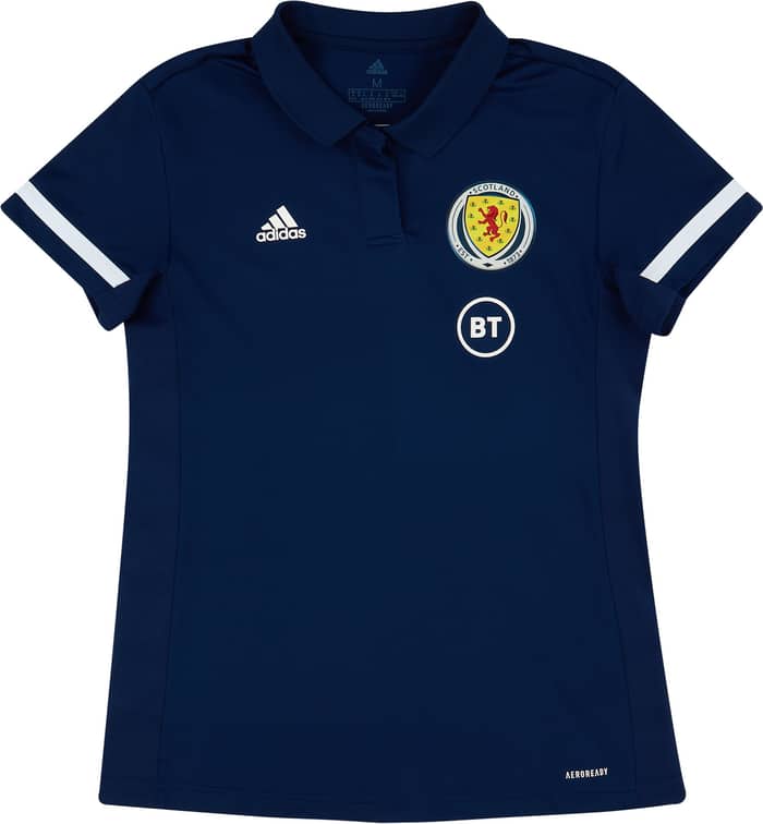 2019-20 Scotland adidas Polo T-Shirt - 5/10 - (Womens S)