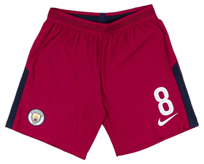 2017-18 Manchester City Player Issue Away Shorts #