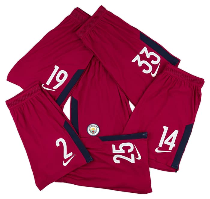 2017-18 Manchester City Player Issue Away Shorts #