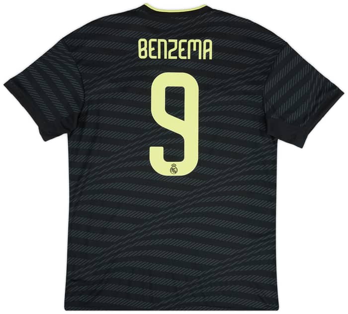 2022-23 Real Madrid Third Shirt Benzema #9