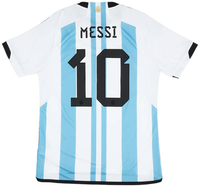 2022-23 Argentina Home 'vs France' Shirt Messi #10