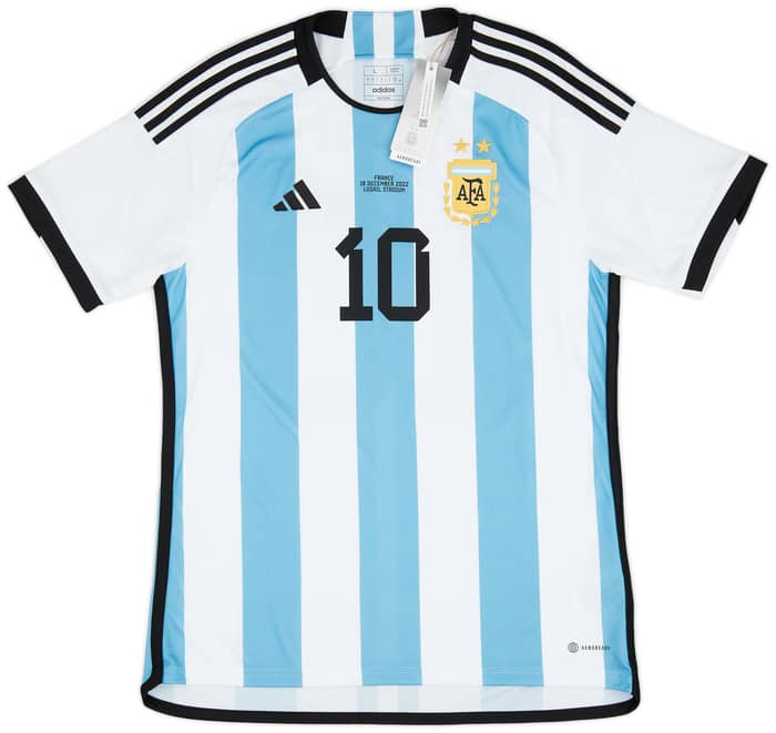 2022-23 Argentina Home 'vs France' Shirt Messi #10