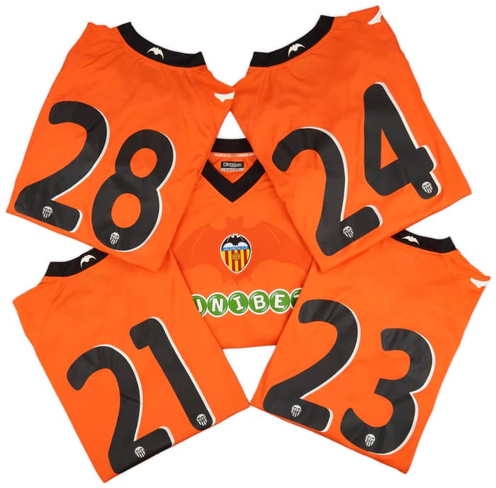 2010-11 Valencia Player Issue Away L/S Shirt #