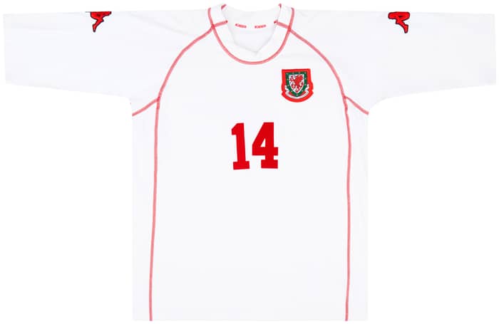 2000-01 Wales Match Issue Away Shirt #14