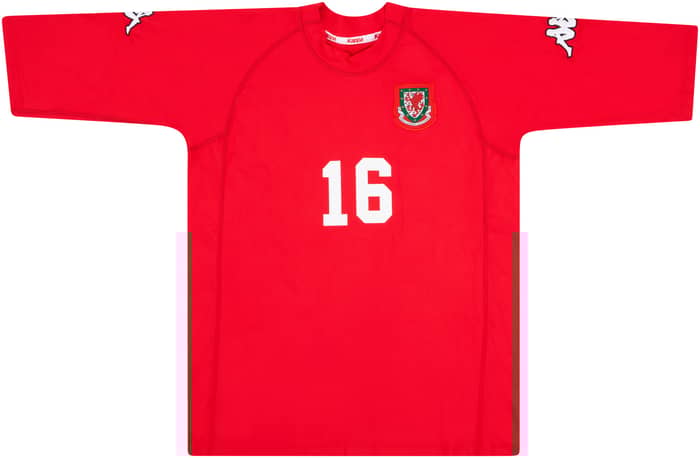2000-01 Wales Match Issue Home Shirt #16 (Symons)