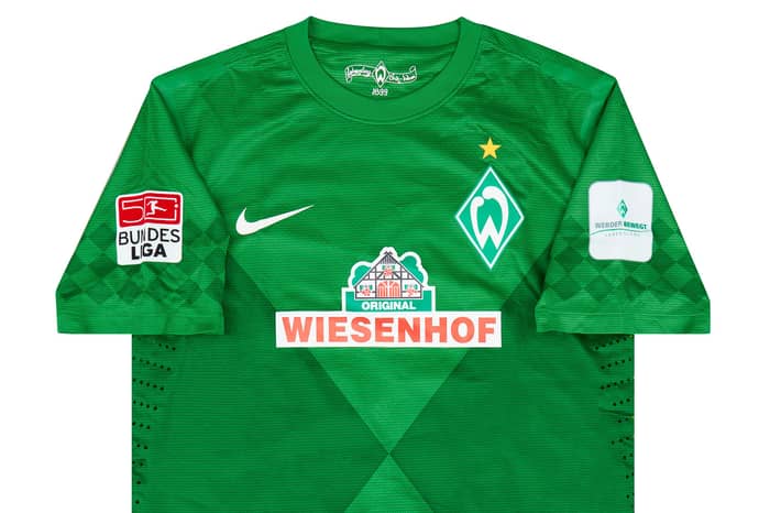 2012-13 Werder Bremen Match Issue Home Shirt Ignjovski #17