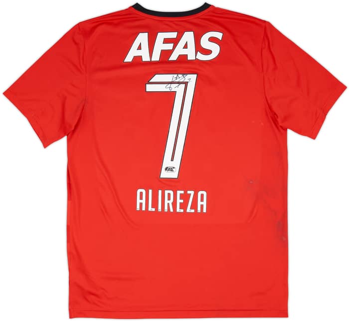 2016-17 AZ Alkmaar Signed Home Shirt Alireza #7 - 5/10 - (L)