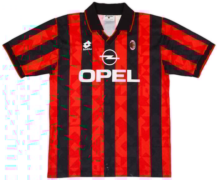 1995-96 AC Milan Home Shirt #15 - 6/10 - (L)