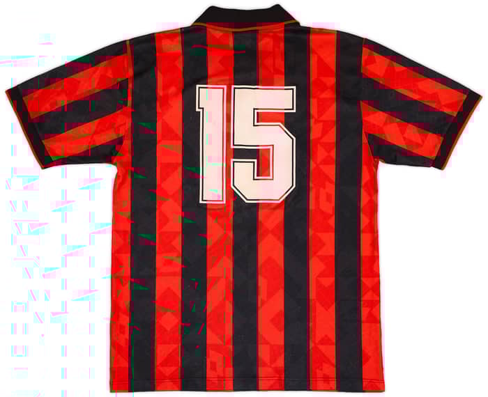 1995-96 AC Milan Home Shirt #15 - 6/10 - (L)