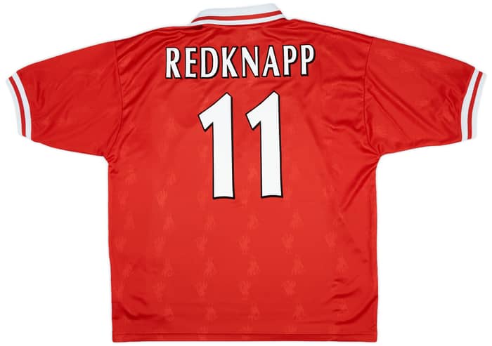 1996-98 Liverpool Home Shirt Redknapp #11 - 7/10 - (XL)