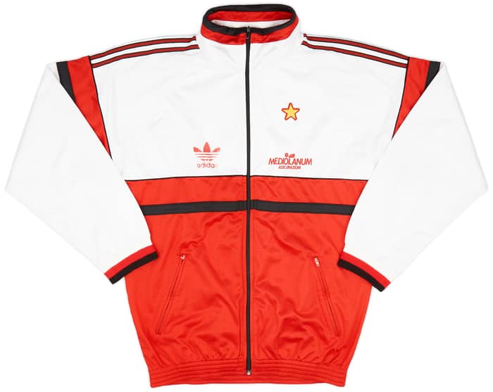 1990-92 AC Milan adidas Track Jacket - 6/10 - (L)