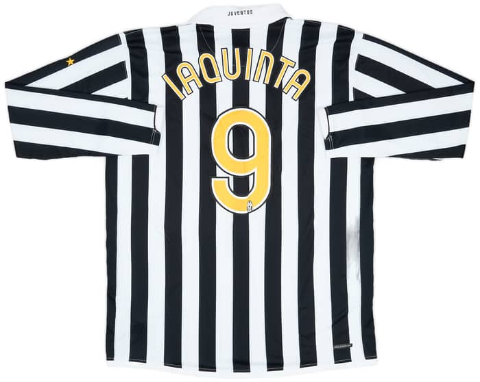 2006-07 Juventus Home L/S Shirt Iaquinta #9 - 9/10 - (XXL)