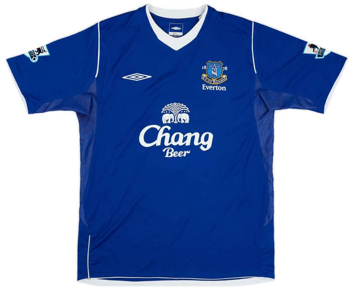 2004-05 Everton Home Shirt Beattie #8 - 7/10 - (M)