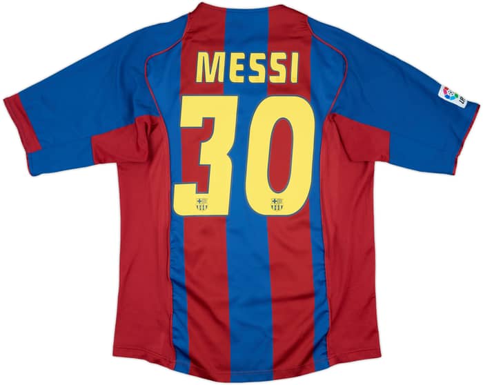 2004-05 Barcelona Home Shirt Messi #30 - 9/10 - (L)