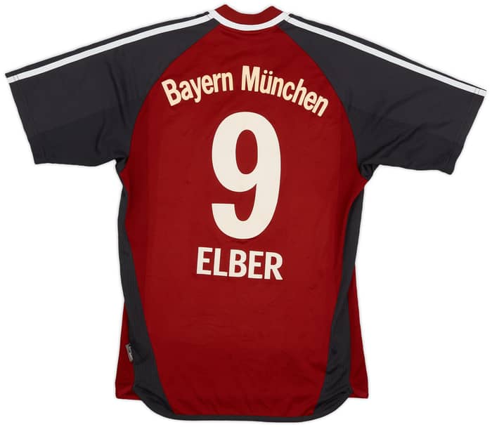 2001-02 Bayern Munich Home Shirt Elber #9 - 7/10 - (S)