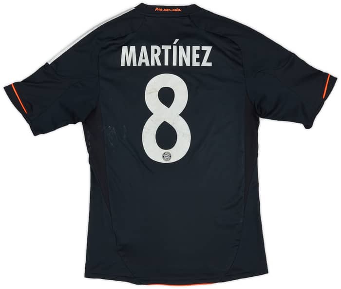 2012-13 Bayern Munich Third Shirt Martinez #8 - 5/10 - (S)