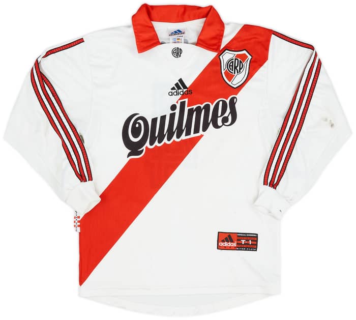 1999-00 River Plate Home L/S Shirt #4 - 6/10 - (XS)