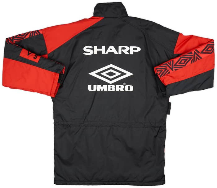 1995-97 Manchester United Umbro Bench Coat - 9/10 - (S)
