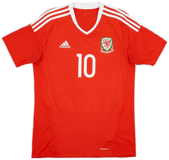 2016-17 Wales Home Shirt Ramsey #10 - 8/10 - (M)