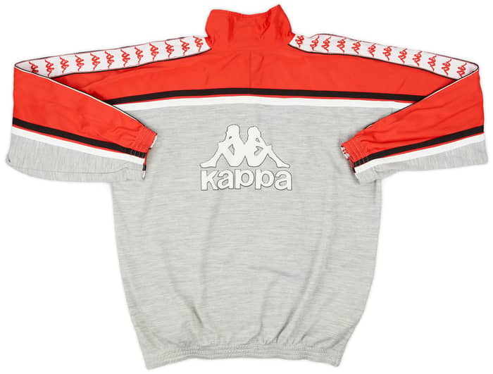 1987-88 AC Milan Kappa 1/4 Zip Track Jacket - 8/10 - (L)