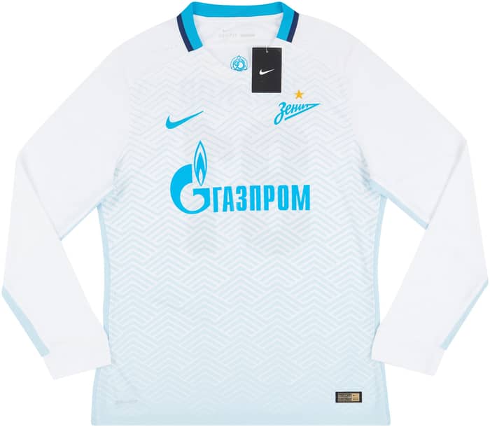 2015-16 Zenit St. Petersburg Player Issue Away Domestic L/S Shirt Hulk #7