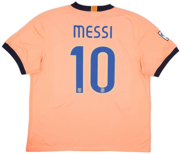2009-10 Barcelona Away Shirt Messi #10 - 6/10 - (XL)