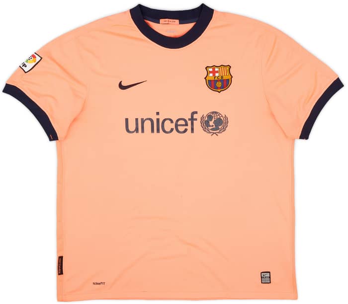 2009-10 Barcelona Away Shirt Messi #10 - 6/10 - (XL)