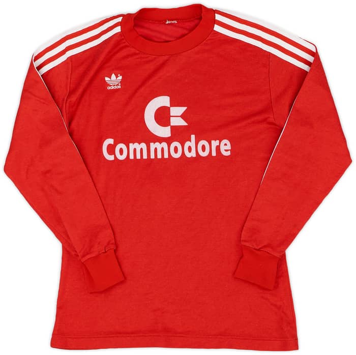 1984-89 Bayern Munich Home L/S Shirt #8 - 8/10 - (S)