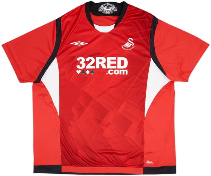 Maillot Swansea City 2009/10 – Domicile – Umbro – Numéro 11 – Rare