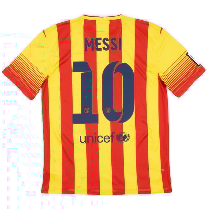 2013-15 Barcelona Away Shirt Messi #10 - 6/10 - (M)