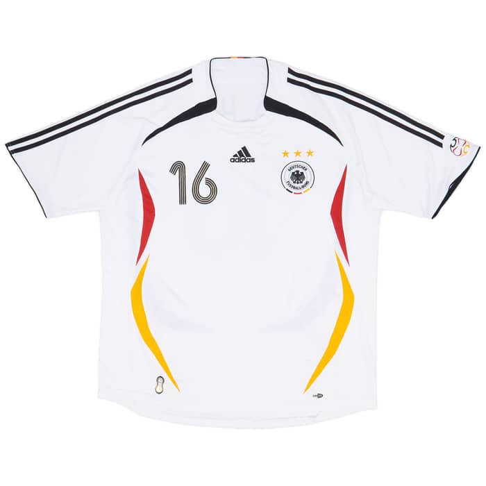 2005-07 Germany Home Shirt Lahm #16 - 7/10 - (XXL)