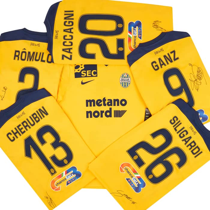 2016-17 Hellas Verona Signed Away Shirt #