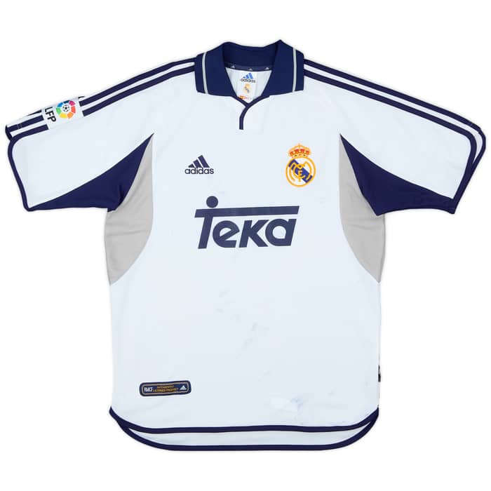 2000-01 Real Madrid Home Shirt Raul #7 - 5/10 - (S)