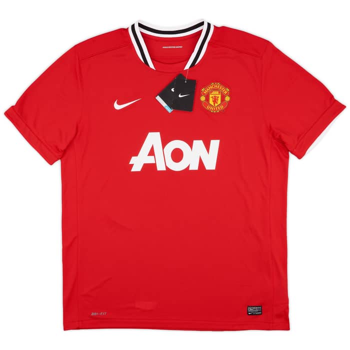 2011-12 Manchester United Home Shirt Rooney #10 (XL)
