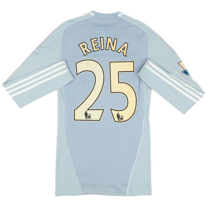2010-12 Liverpool Player Issue TechFit GK Shirt Reina #25 (S)