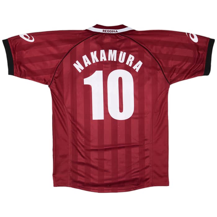 2002-03 Reggina Home Shirt Nakamura #10 - 6/10 - (XL)