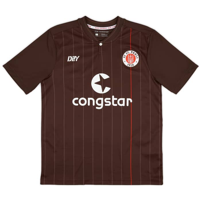 2021-22 St Pauli Home Shirt Lawrence #3 - 7/10 - (S)