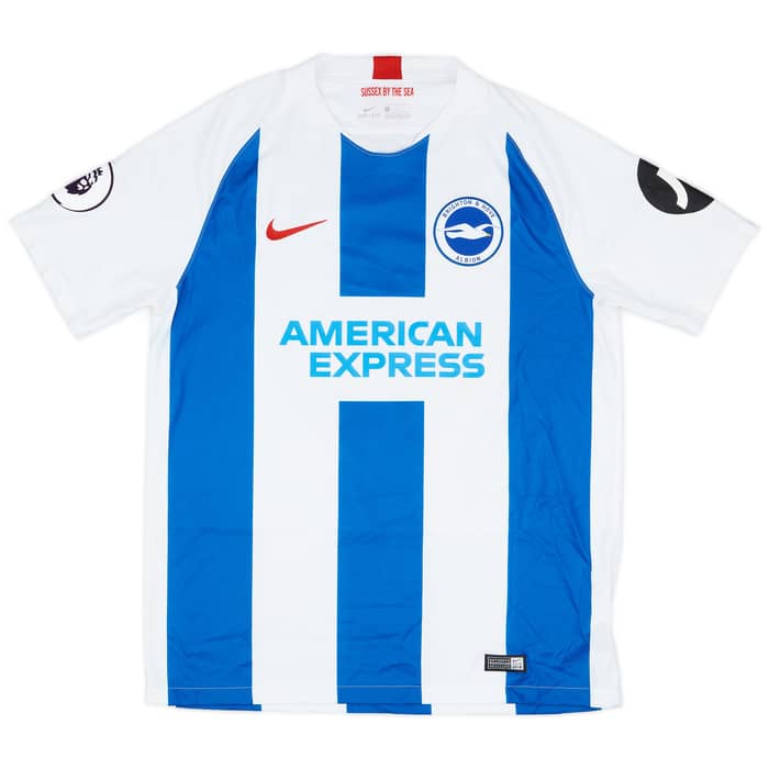 2018-19 Brighton Match Issue Home Shirt Dunk #5