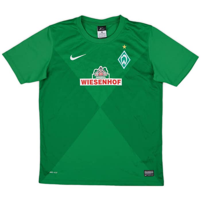 2012-13 Werder Bremen Basic Home Shirt - 10/10 - (XL.Boys)