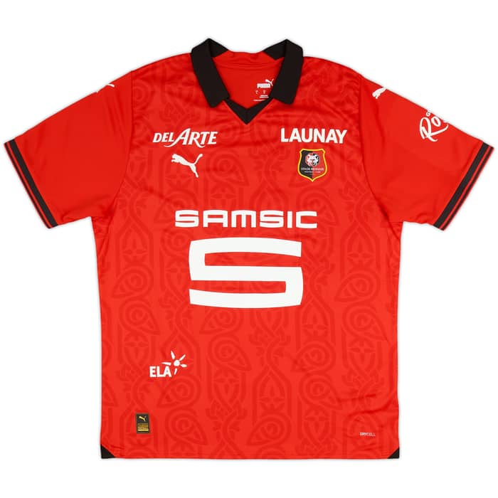 2023-24 Stade Rennais Home Shirt Doue #33