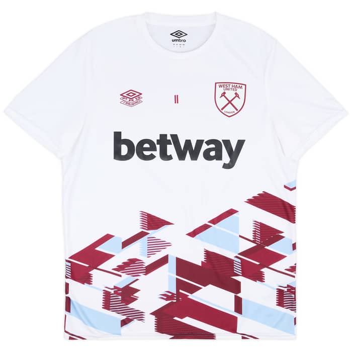 2023-24 West Ham Player Issue Pre-Match Shirt - 9/10 - (M)