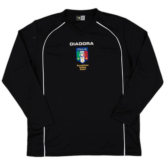 2000s Italy Diadora Referee Training L/S Shirt - 9/10 - (M)