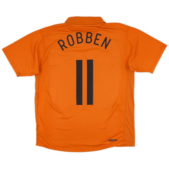 2006-08 Netherlands Home Shirt Robben #11 - 9/10 - (L)