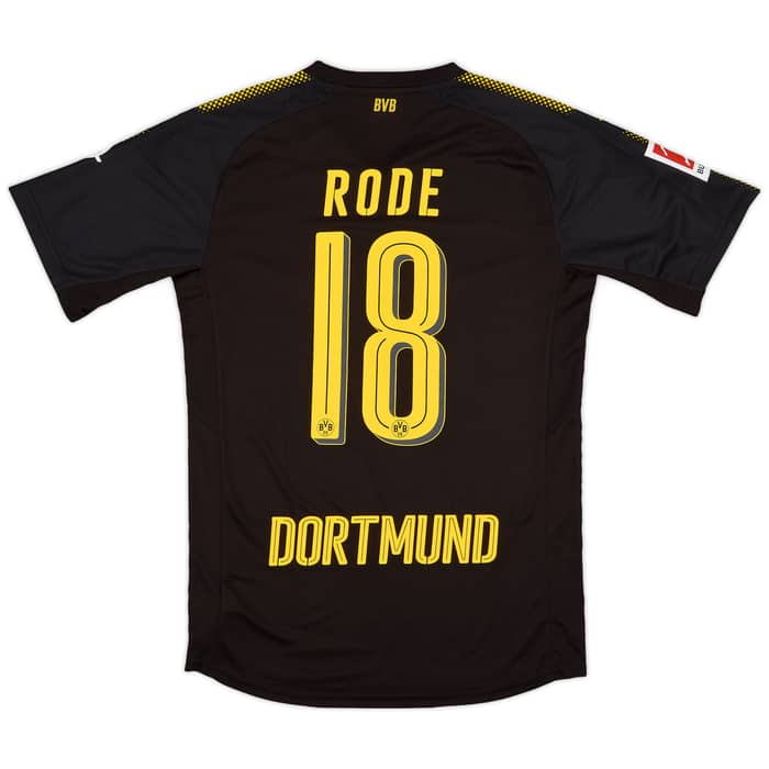 2017-18 Borussia Dortmund Authentic Away Shirt Rode #18 - 10/10 - (M)