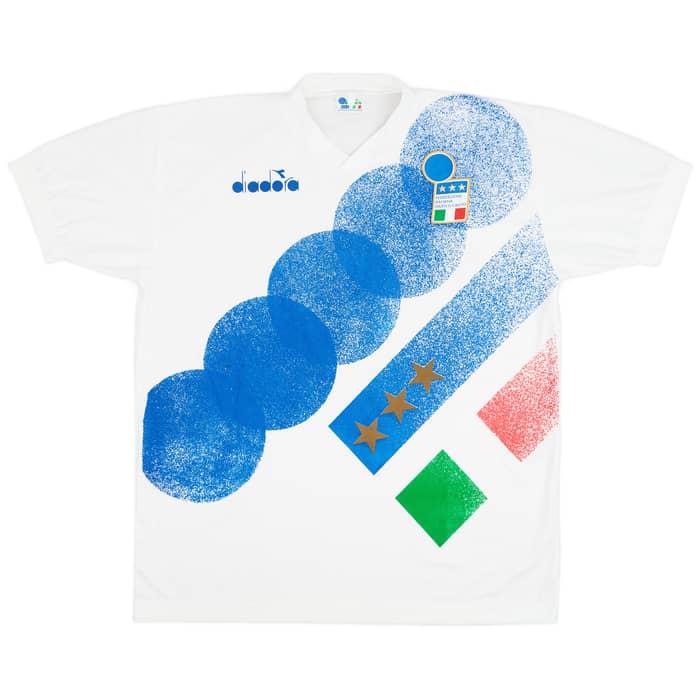1992-94 Italy Diadora Training Shirt - 4/10 - (XL)