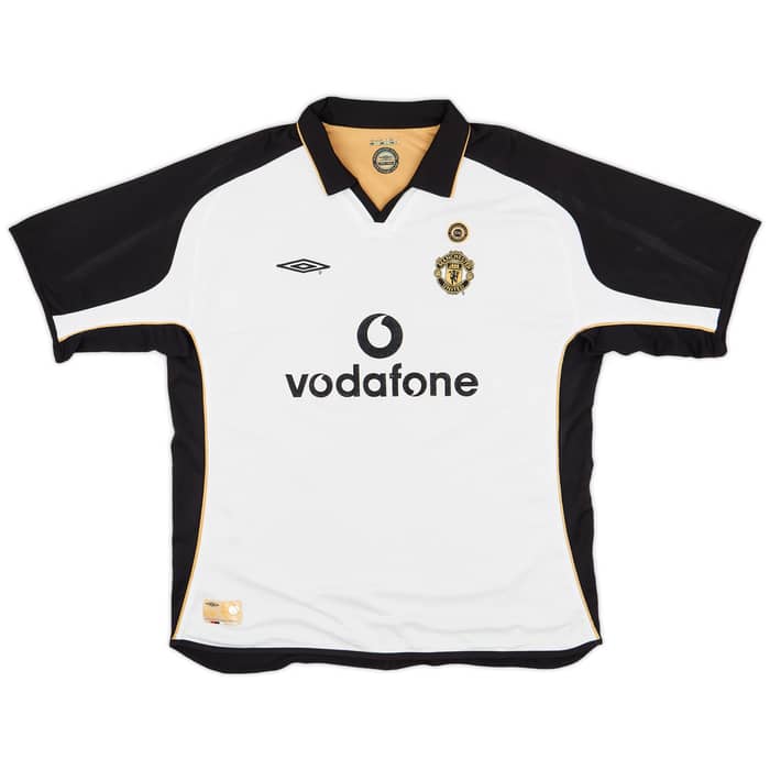 2001-02 Manchester United Centenary Away/Third Shirt Beckham #7 - 7/10 - (XXL)